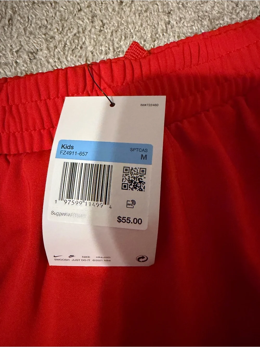 Nike boys red